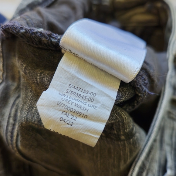 Gap Universal Legging Midrise Grey Wash 30S - Picture 6 of 6